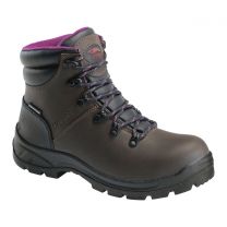 Avenger Women's 6-inch Builder Soft Toe EH Work Boots Brown  - A8675