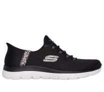 Skechers Women's Slip-Ins: Summits - Leopard Chic Sneakers Black/Multi - 150275-BKMT