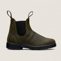 Blundstone Unisex Originals Suede Chelsea Boot Dark Olive - 1615