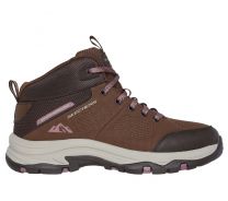 Skechers Women's Relaxed Fit: Trego - Trail Kismet Water-Repellent Mid-Top Hiking Boot Brown/Multi - 180001-BRMT