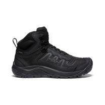 KEEN Utility Men's Reno Mid KBF Waterproof Soft Toe Work Boots Black/Black - 1027111