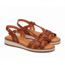 Pikolinos Women's Roquetas T-Strap Sandal Brandy - W9B-0789-250