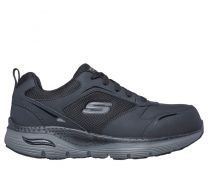 SKECHERS WORK Men's Arch Fit SR - Angis Composite Toe Work Shoe Black/Charcoal - 200134-BKCC