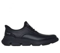 SKECHERS WORK Men's Slip-Ins Garza Soft Toe Slip Resistant Work Shoe Black - 200310-BLK