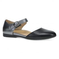 Dansko Women's Liv Black/Pewter Metallic Nappa - 2049020200