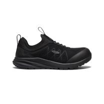 KEEN Utility Men's Vista Energy Shift Carbon Fiber Toe ESD Slip On Work Shoes Black/Black - 1026371