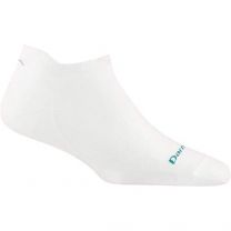 Darn Tough Women's Run No Show Tab No Cushion Ultra-Lightweight Running Sock White - 1043-WHITE