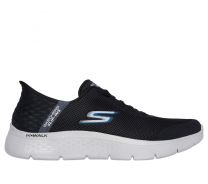 Skechers Men's Slip-Ins: Go Walk Flex - Hands Up Walking Shoe Black/Gray - 216324-BKGY