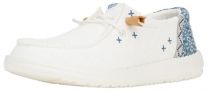Hey Dude Women Wendy Crafted Boho White 5 Medium