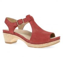 Dansko Women's Laverne Sandal Paprika Nubuck Leather - 2219041400