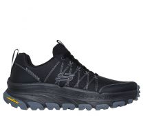 Skechers Men's Relaxed Fit: D'Lux Trekker - Toughtwill Sneakers Black/Charcoal - 237641-BKCC