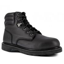 IRON AGE Men's 6" Backhoe Steel Toe Work Boot Black - IA5025