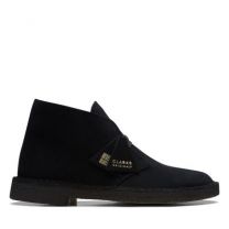 Clarks Men's Desert Boot Black Suede - 26155480