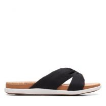 Clarks Women's Eliza Shore Slide Sandal Black - 26165063