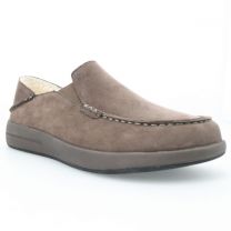 Propet Men's Edsel Slipper Stone Suede - MXX004SSTN