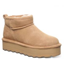 BEARPAW Women's Retro Shorty Iced Coffee Solid Boot