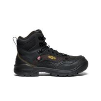 KEEN Utility Men's Stronglite 6" Carbon Toe Waterproof Work Boot  Black/Black - 1030866