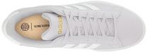 adidas Women's Grant Court 2.0 Sneaker, Silver Dawn/White/Gold Metallic, 9