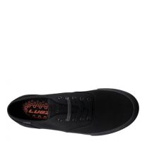 Lugz | Lear Classic Casual Sneakers for Men | Lace Up Mens Canvas Shoes | Everyday Men Footwear, Black, 12 W US