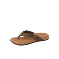 REEF Womens Sandals, Cushion Melody, Chocolate/Lion, 8