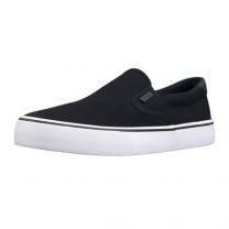 Lugz | Clipper Casual Sneakers for Men | Slip On Shoes for Men | Everyday Men Footwear, Black/White/Black, 16