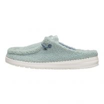 HEYDUDE Wendy Slip Sherpa Iceberg Green Size 5, Women’s Shoes, Slip-on Mules, Comfortable & Light-Weight