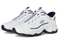 Skechers Men's Afterburn E'Lite Grill Corporal Hands Free Slip-in Sneaker,White/Navy,7