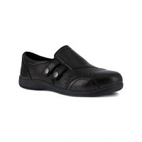 Rockport Works Women's Daisey Alloy Toe Slip-on Work Shoe Black - RK761