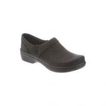 KLOGS Women's Mission Black Oiled Leather Clog - 3087-0011