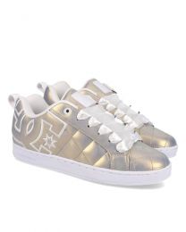 DC Shoes Women's Court Graffik Sneaker, LT. Gold, 10