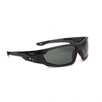 Bollé Safety MERPOL, Mercuro Safety Glasses, Anti-Scratch, Grey Black Frame, Polarized Lenses, Universal