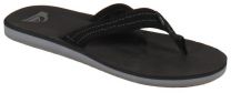 Quiksilver Carver Suede Sandal - Black/Dark Grey/Black - 14
