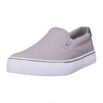 Lugz | Clipper Casual Sneakers for Men | Slip On Shoes for Men | Everyday Men Footwear, Alloy/Charcoal/White/Grey, 7.5