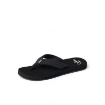 REEF Womens Sandals, Baja Maria, Black Braid, 11