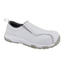 Nautilus Safety Footwear Men's Specialty Composite Toe ESD Slip-On Work Shoe White - N1607