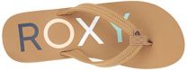 Roxy Women's Vista Sandal Flip-Flop, Brown New, 9