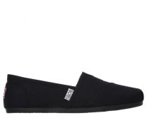 Skechers Women's BOBS Plush - Peace & Love Slip-On Shoes Black - 33645-BLK