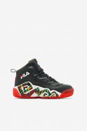 FILA Unisex Kids' MB Basketball Shoes Black/Jelly Bean/Lemon - 3BM01299-041