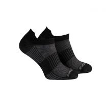 Wrightsock Unisex Coolmesh II Tab Socks Black Marl - 803.5301