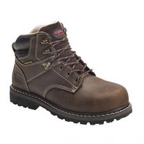 Avenger 7136 Women's Saber Leather Waterproof PR Work Boot - Steel Toe Brown