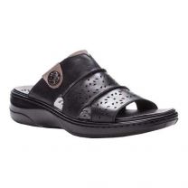 Propet Women's Gertie Sandal Black Leather - WSO041LBLK