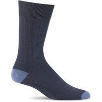 Sockwell Men's Chelsea Rib Crew Essential Comfort Socks Navy - LC13M-600