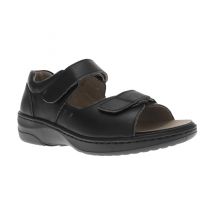 Propet Women's Gemma Sandal Black Leather - WSO086LBLK
