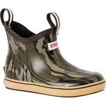 Xtratuf Kids Ankle Deck Boot, Mossy Oak Bottomlands, Big Kid Size