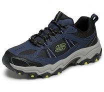 Skechers Men's Stamina at Upper Stitch, Blue, 7.5