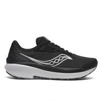 Saucony Men's Echelon 10 Sneaker, Black/Silver, 12