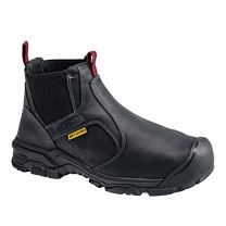 Avenger Men's Ripsaw Romeo Alloy Toe EH Internal Metatarsal Guard PR Waterproof Work Boot Black - A7343