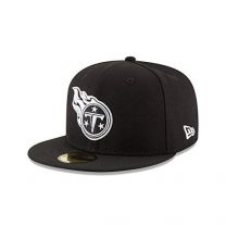 New Era Adult Men NFL Black with White 59FIFTY