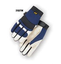 Majestic Glove Bald Eagle 2152TW/ 8 General Purpose Gloves, Mechanics, Pre-Curved Finger Style, S/SZ 8,