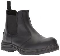 Avenger Men's Foreman Composite Toe EH Romeo Slip-On Work Boots Black - A7408